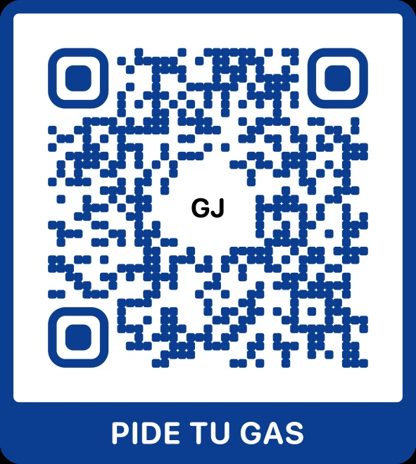 Código QR con marco «Pide tu gas»